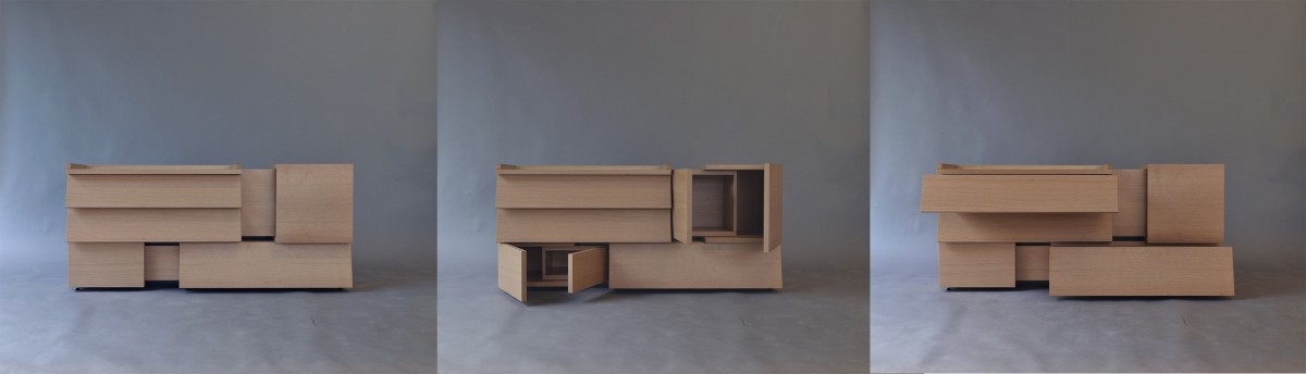 rangement chêne